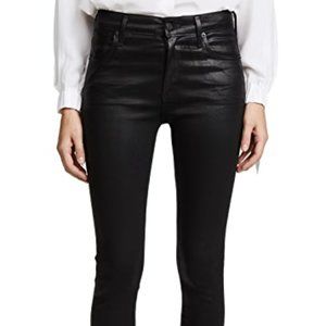 Agolde Sophie High Rise Skinny Coated Jeans 28